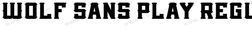 Wolf Sans Play Regul字体转换